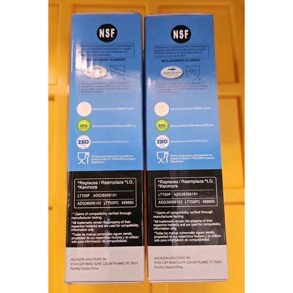 LOT 2 - PurePlus Refrigerator Water Filter LG KENMORE ADQ36006101 LT700P 469690 - Picture 4 of 4